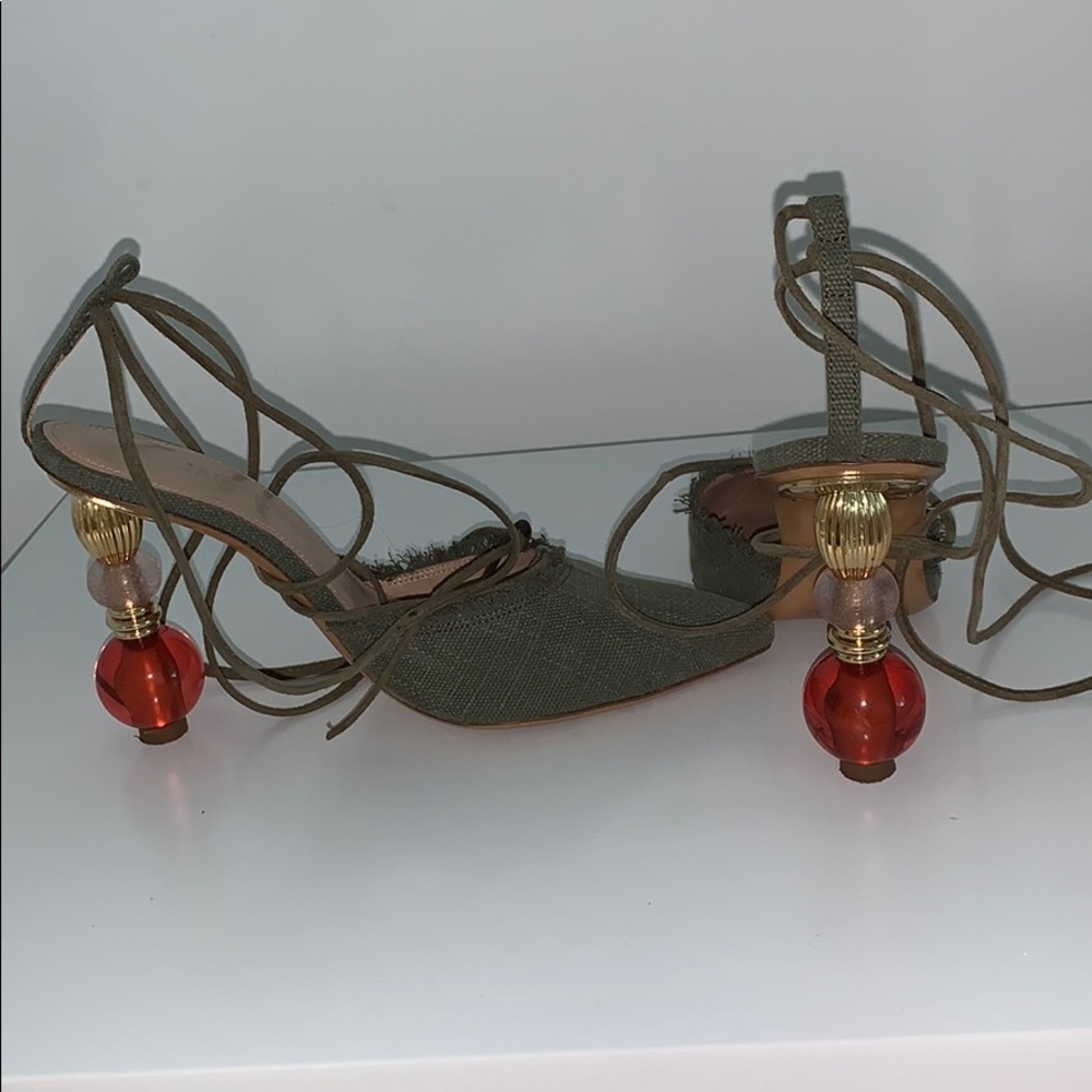 Jacquemus lace up pumps